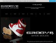 Tablet Screenshot of groove-revolution.com